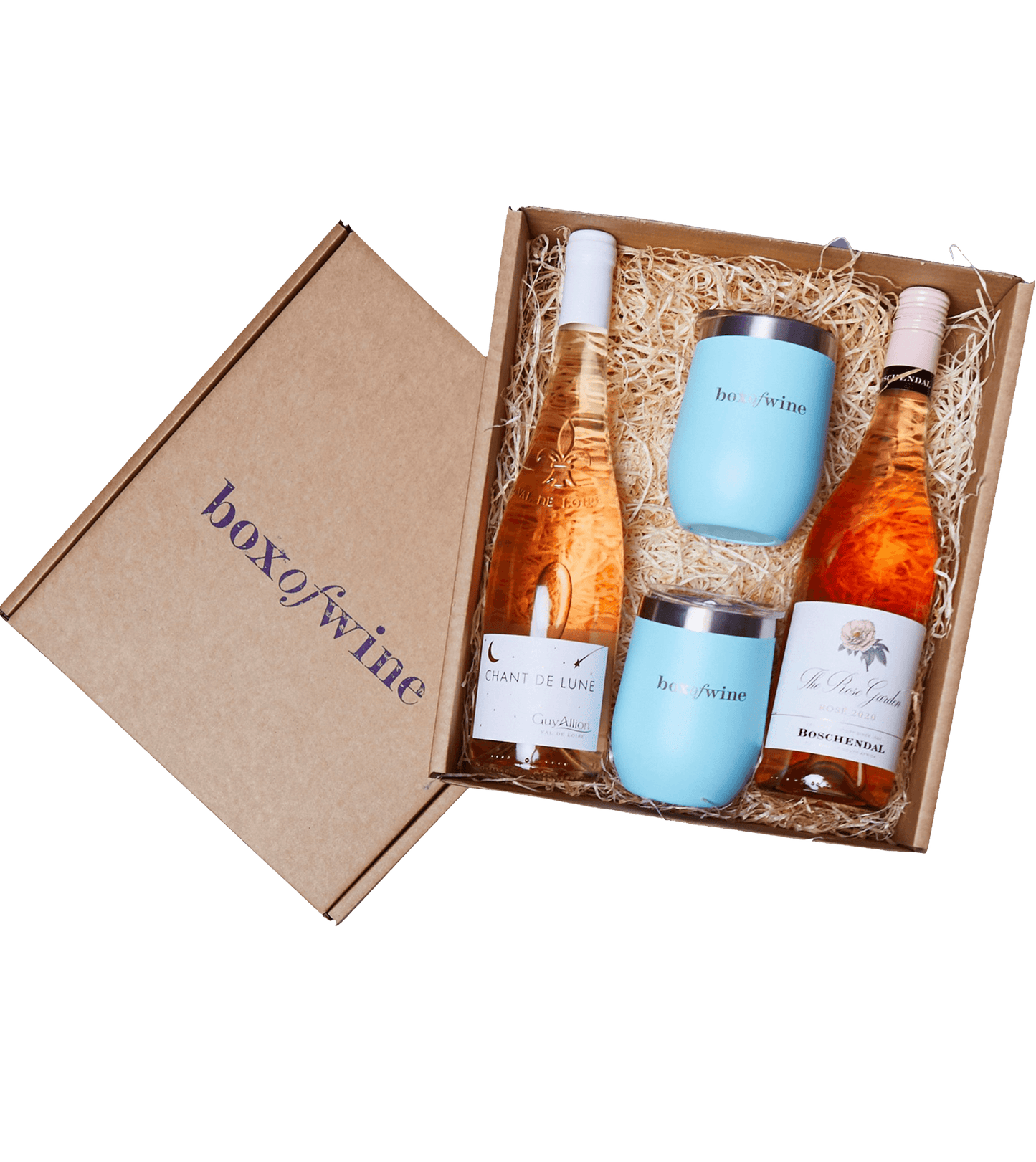 2 Bottle Wine & Tumbler Box - Box Of Wine