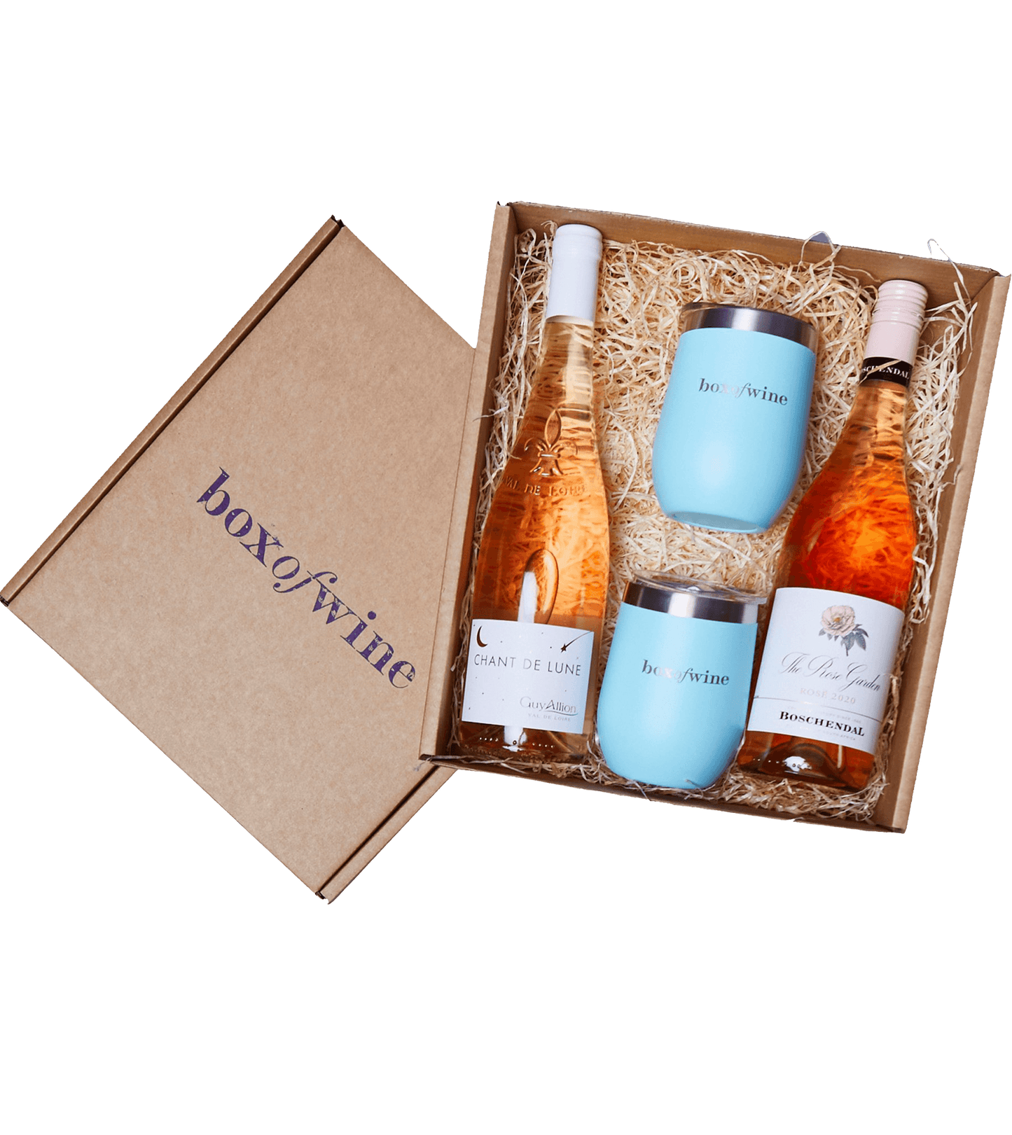 2 Bottle Wine & Tumbler Box - Box Of Wine