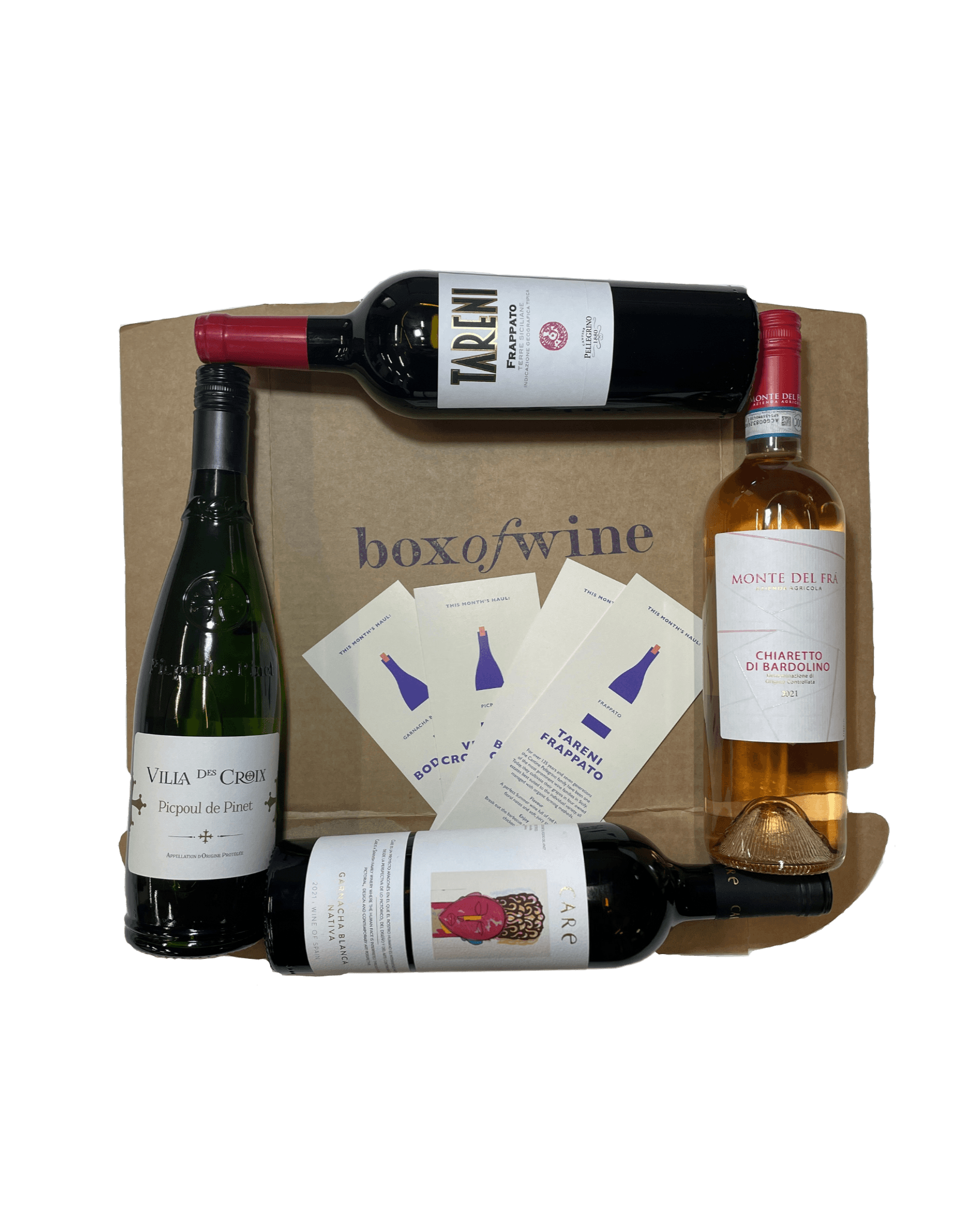 Box of Wine (4 Bottles) - Monthly Wine Subscription Ireland - Boxofwine.ie