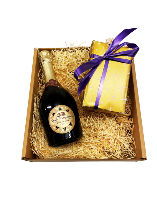 The Single Bottle & Chocolate Hamper