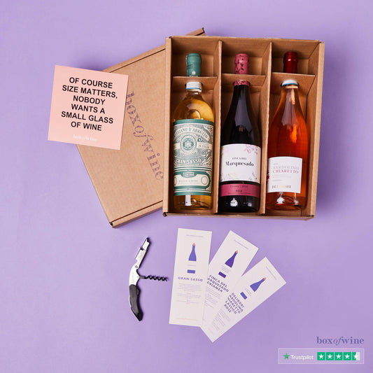 3 Bottle Mix (1 Red, 1 White, 1 Rosé) - Boxofwine.ie