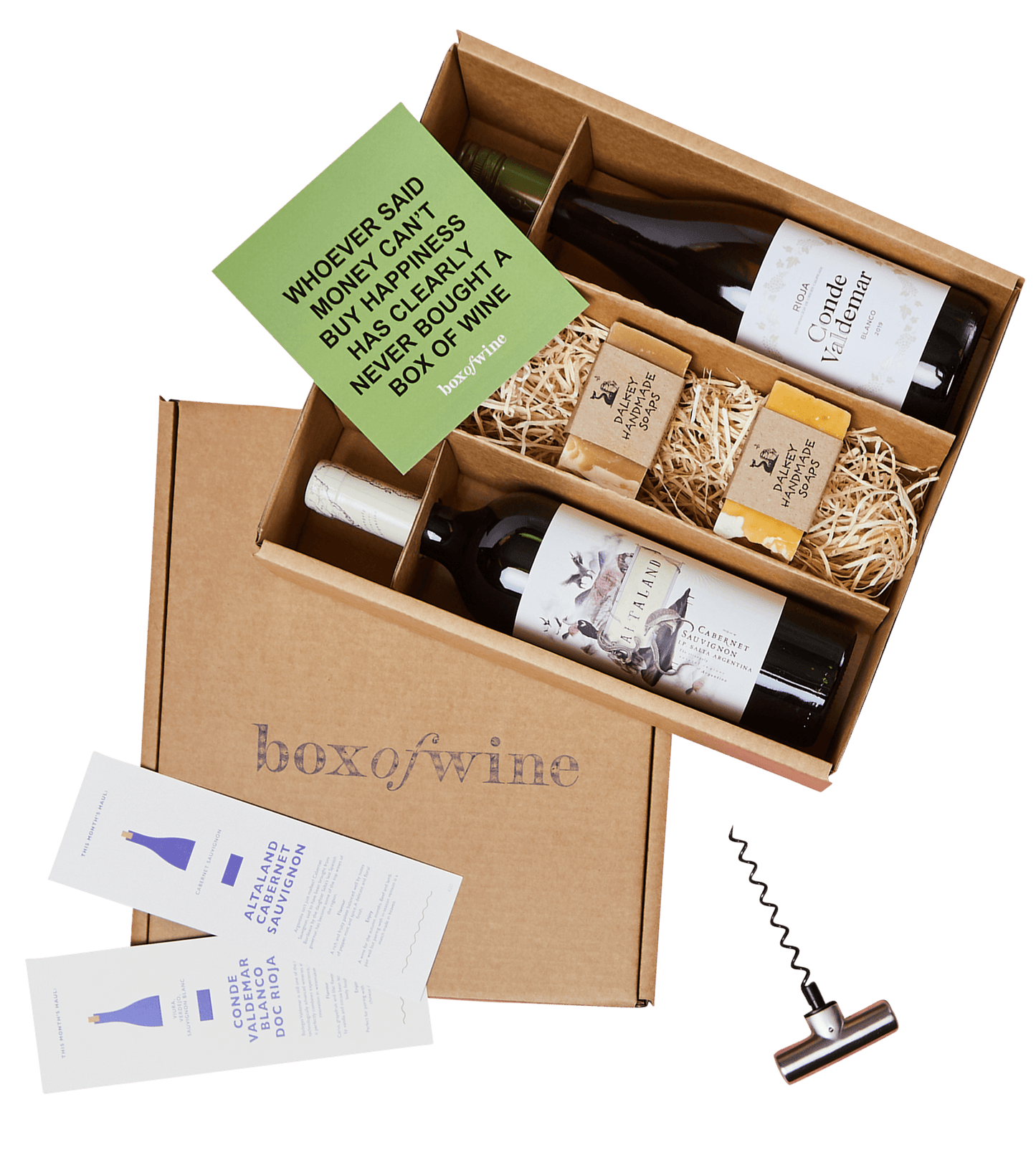Two Bottles of Boutique Wine & Gift - Boxofwine.ie
