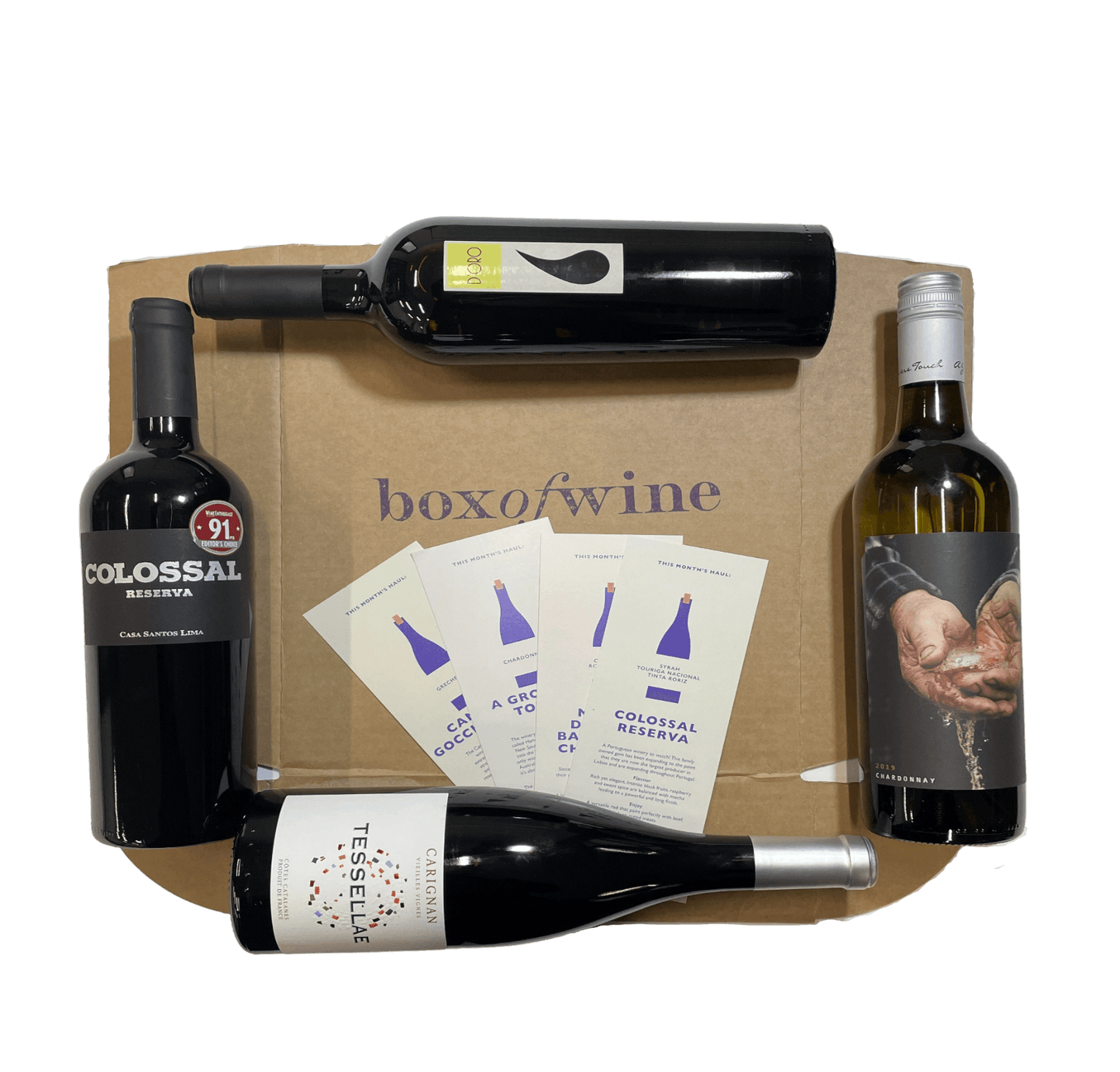 Box of Wine (4 Bottles) - Monthly Wine Subscription Ireland - Boxofwine.ie