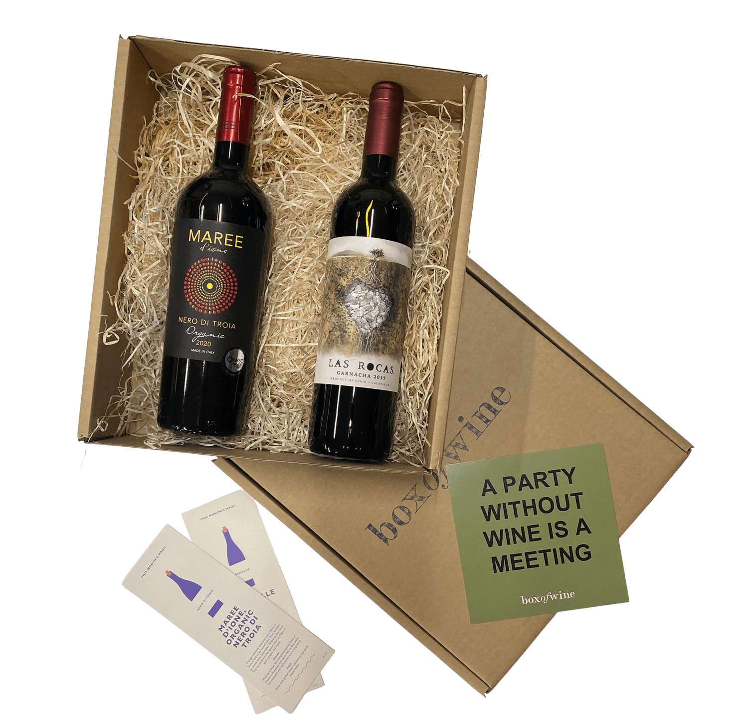 Box of Wine 2 Bottles Monthly Wine Subscription Ireland