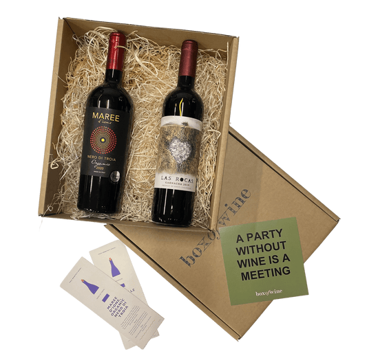 Box of Wine (2 Bottles) - Monthly Wine Subscription Ireland - Boxofwine.ie